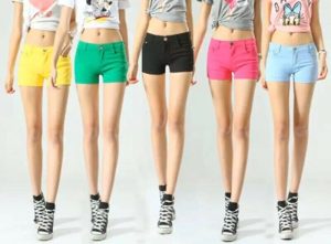 Denim-Shorts