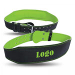 Green Leather Weightlifting Belt