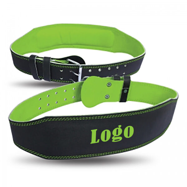 Green-Leather-Weightlifting-Belt