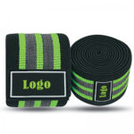 Weight Lifting Knee Wraps Green