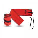 Weightlifting Cotton Wrist Wraps Red
