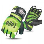 Weightlifting Neon Green Camo Gloves